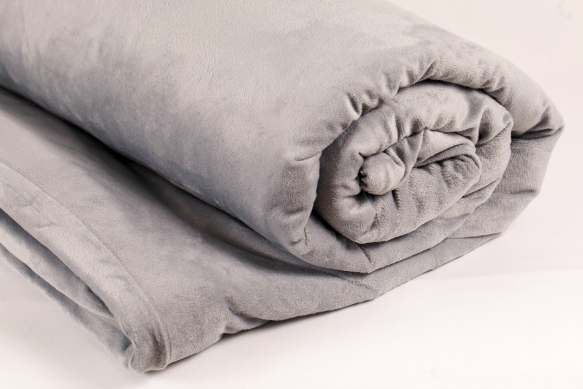 Snuggle Safely and Destress with Aurora, the Antimicrobial Weighted Blanket
