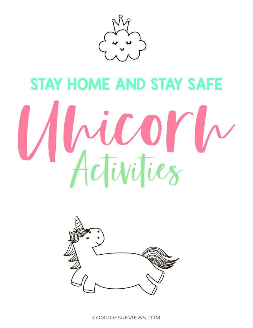 Super Cute Printable Unicorn Activities Pack to Help Beat the Stay at Home Blues!