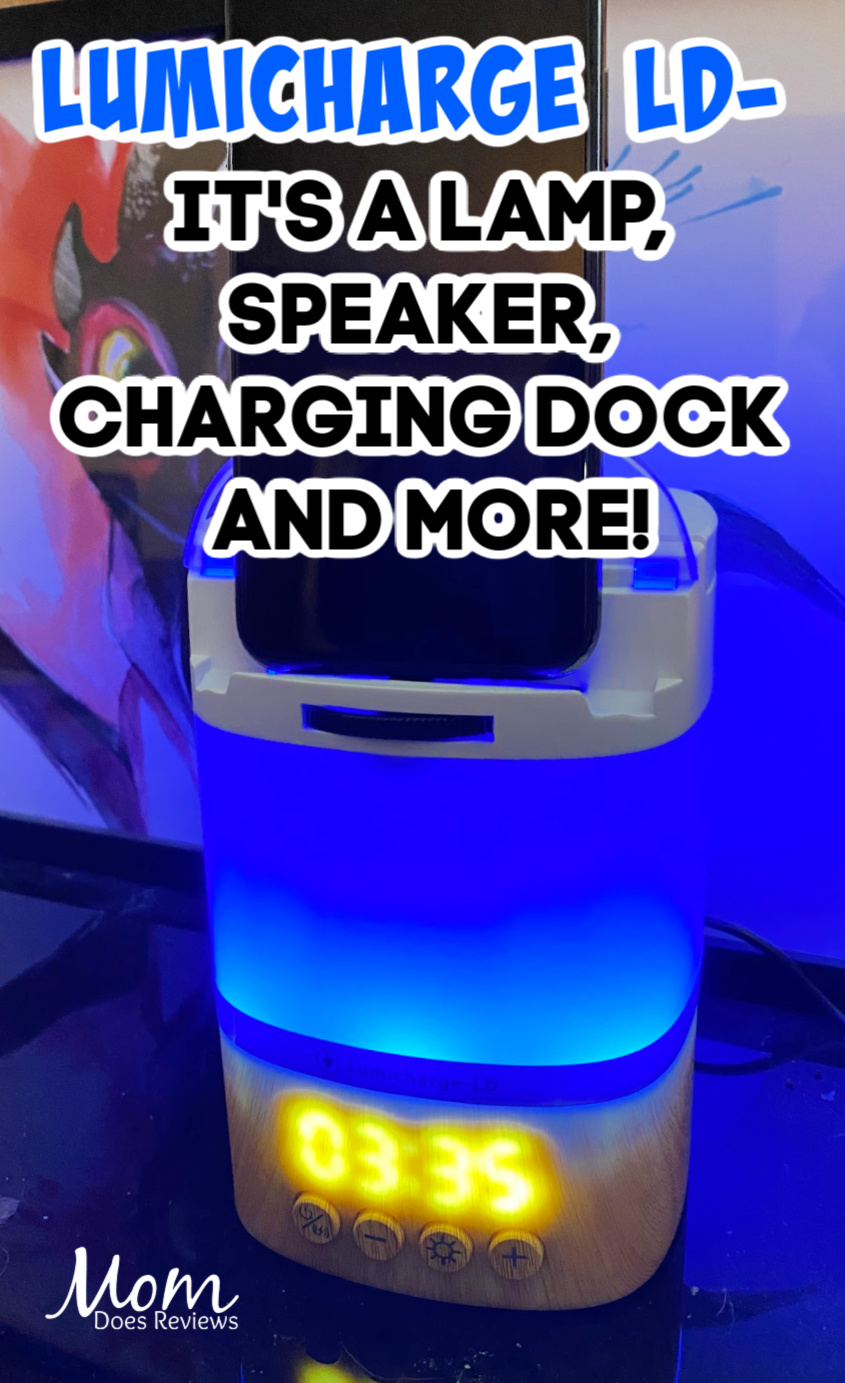 LumiCharge-LD - It's a Lamp, Speaker, Wireless Charger and More! #SuperDadGifts