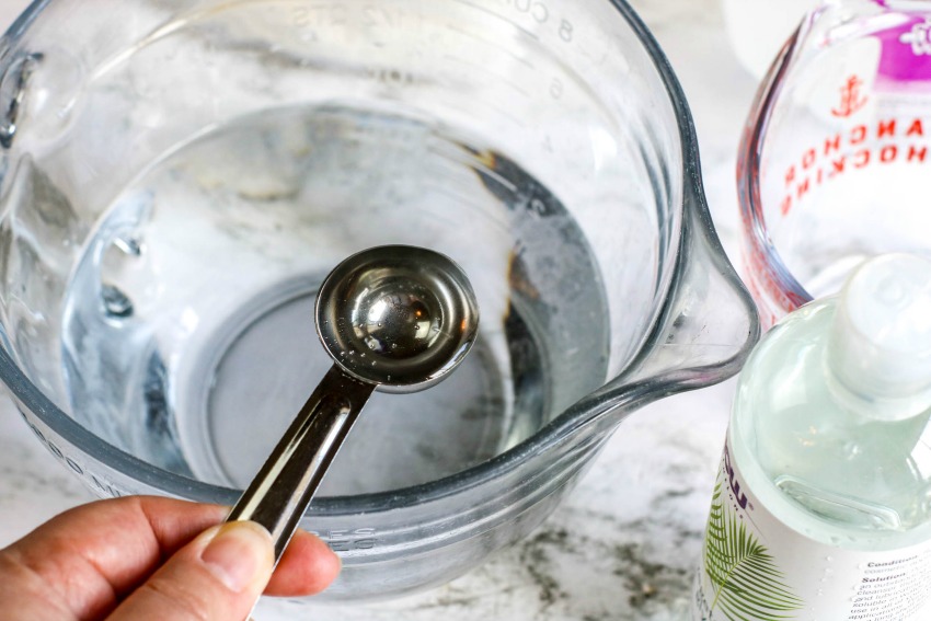 Homemade Handi Wipes process