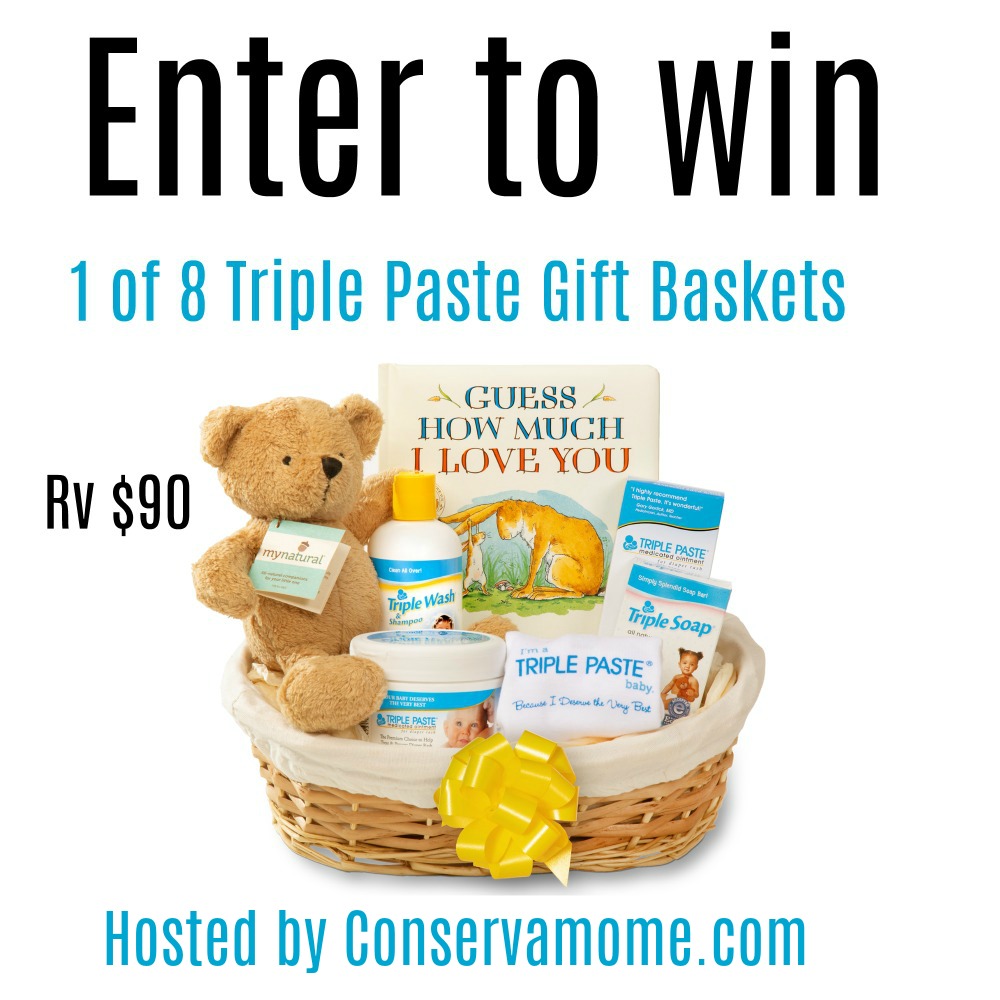 8 #Winners- Triple Paste Baby Gift Baskets! ($90 arv), US, ends 7/2