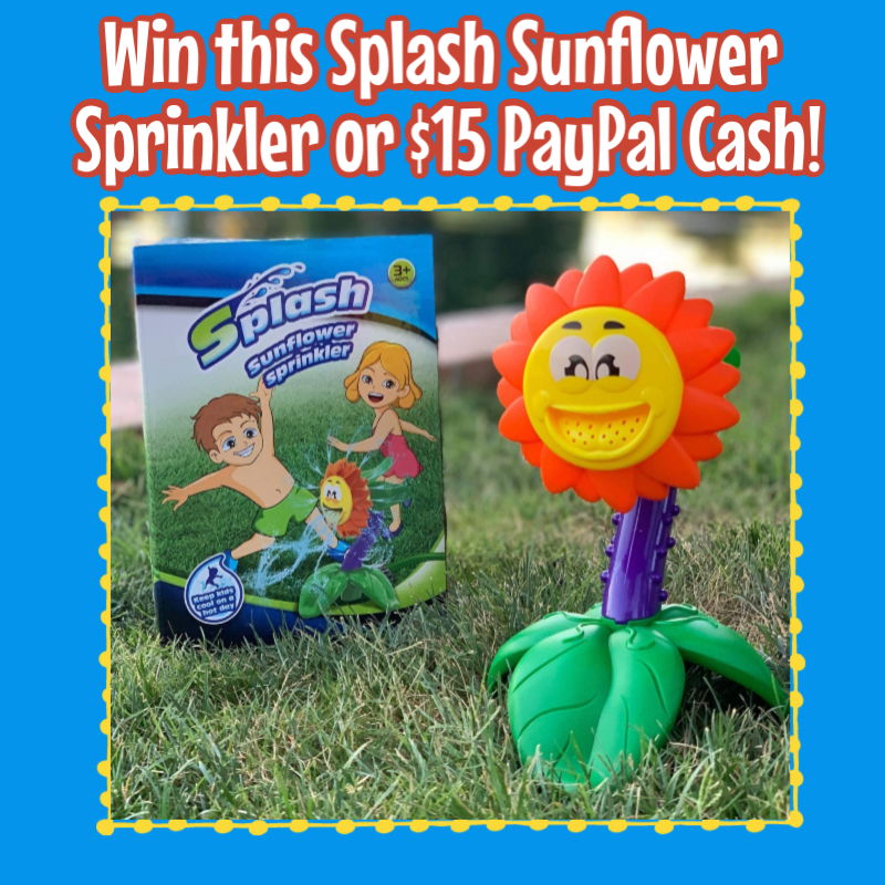 #Win a Sunflower Sprinkler or $15 PayPal Cash #SummerGiveaways, WW ends 6/30