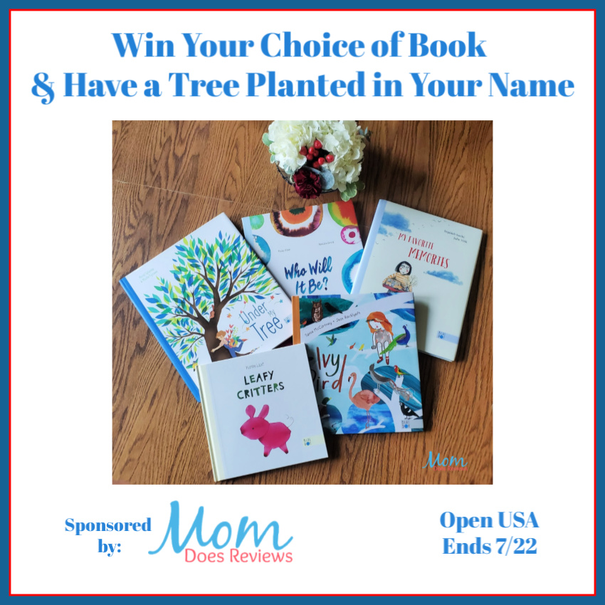 Win Your Choice of Book and Have a Tree Planted in Your Name