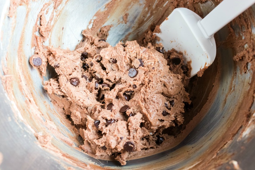 Mocha Chocolate Cheesecake Fat Bombs process