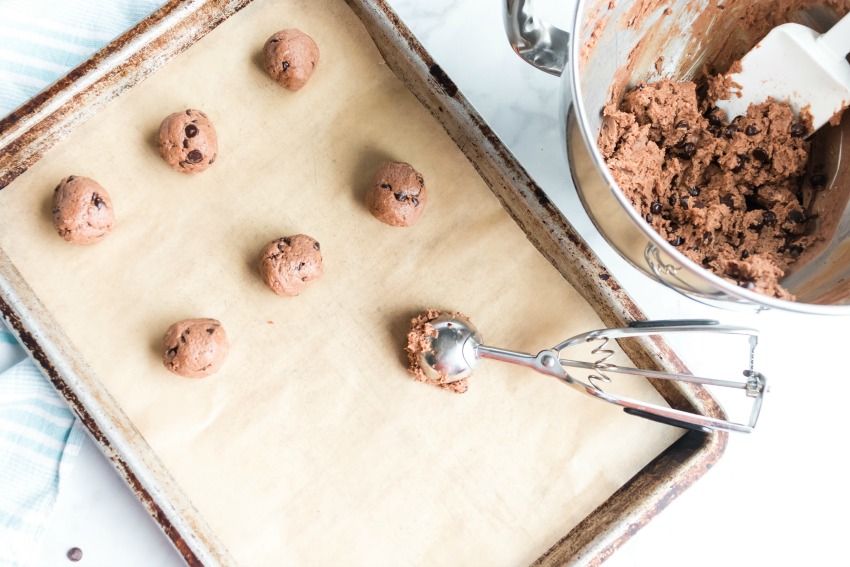 Mocha Chocolate Cheesecake Fat Bombs process