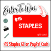 #Win $15 Staples Gift Code or PayPal Cash! WW ends 8/18 #BacktoSchool
