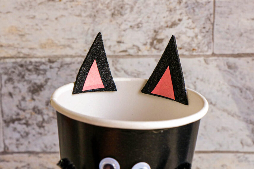 Black Cat Cup Craft