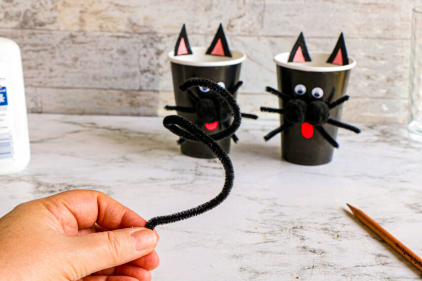 Black Cat Cup Craft