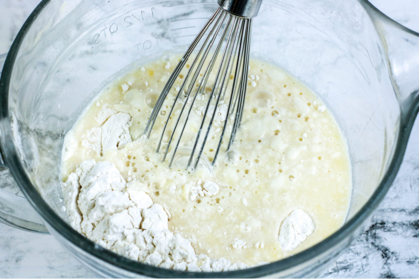 Easy Homemade Pancakes Recipe process