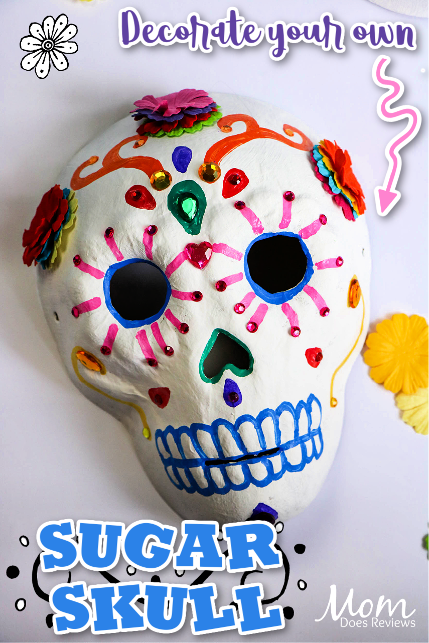 How to Decorate a Sugar Skull #dayofthedead #craft #DIY