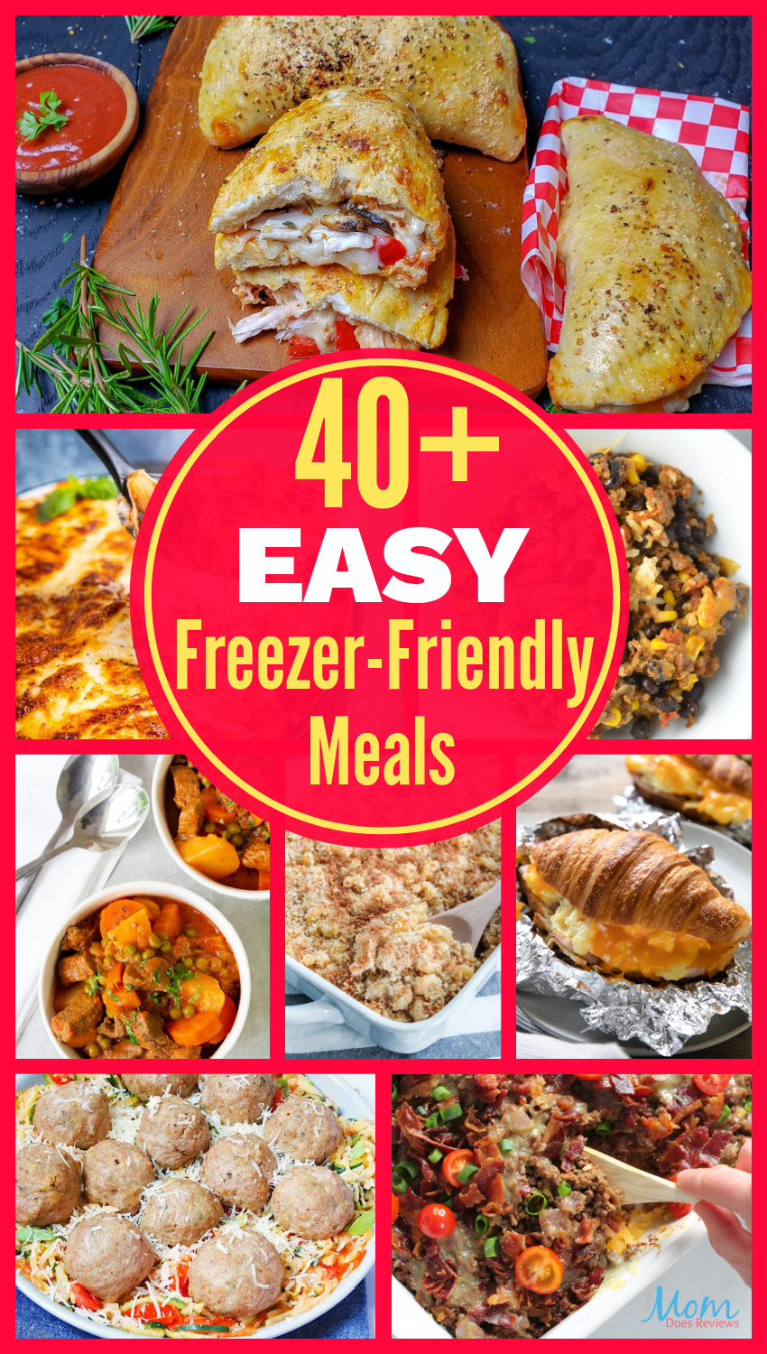 40+ Easy Freezer-Friendly Meals You Can Make Ahead #recipes #easymeals #foodie