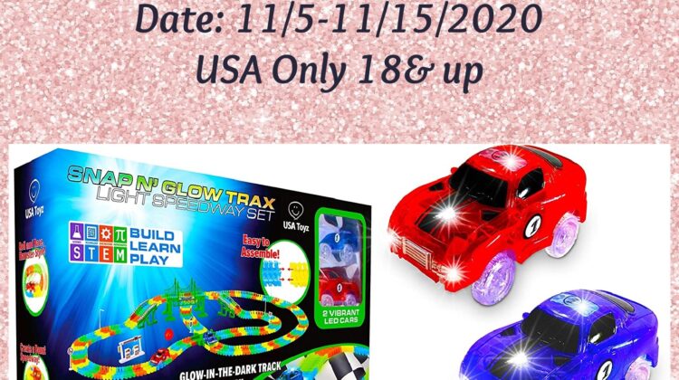 #Win USA Toyz Glow Race Tracks and LED Toy Cars! US ends 11/14