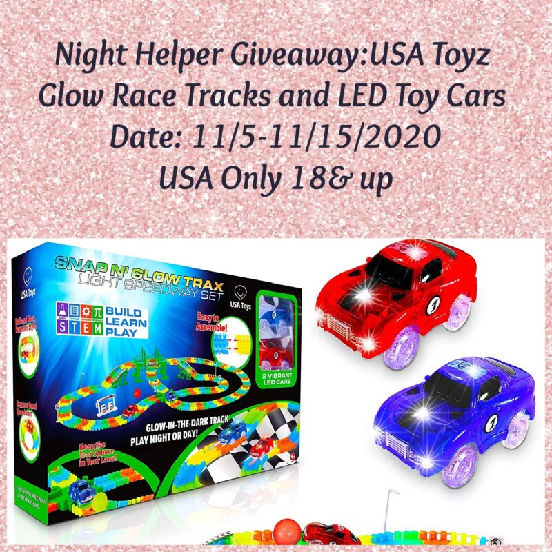 #Win USA Toyz Glow Race Tracks and LED Toy Cars! US ends 11/14
