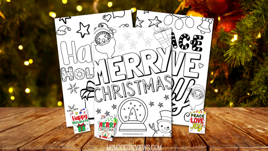 Keep Kids Busy with Christmas Coloring Pages!