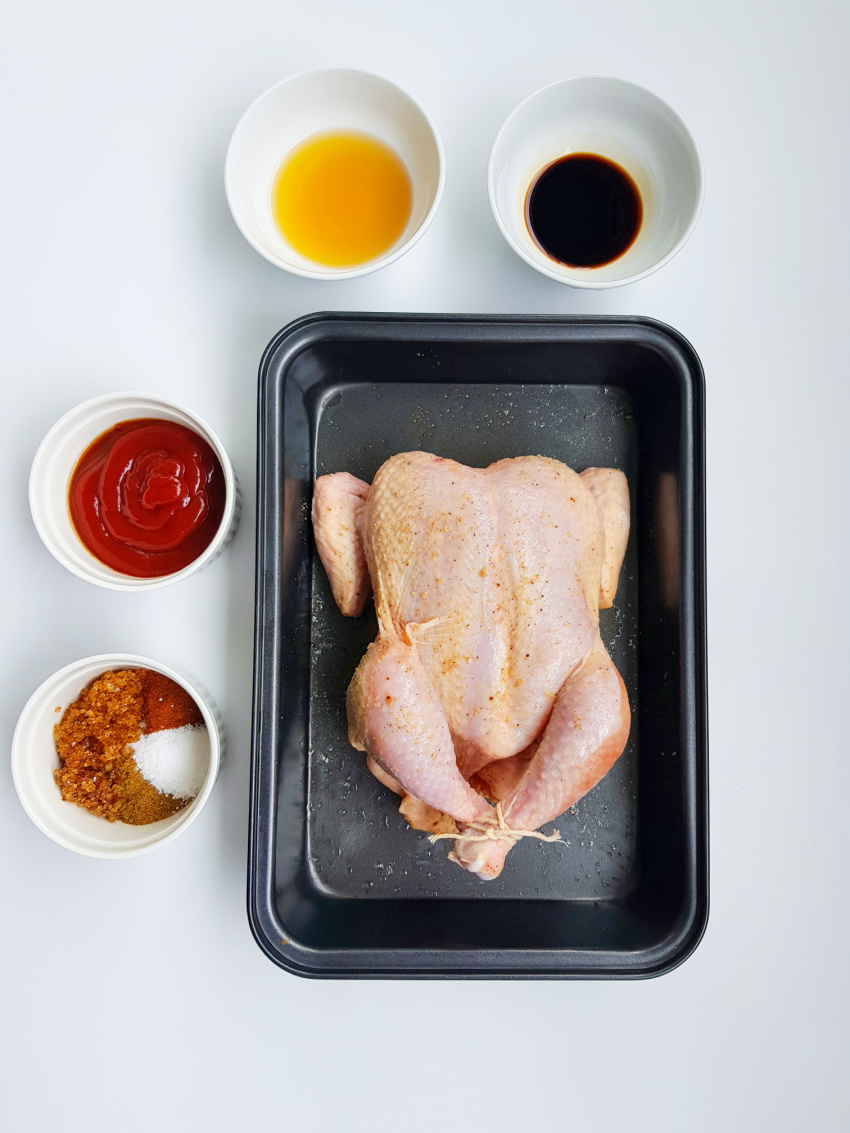 Oven-Roasted BBQ Chicken ingredients