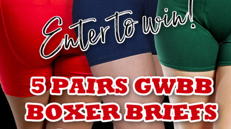 2 Winners- Five Pairs GWBB Boxer Briefs! US/CAN #MegaChristmas20