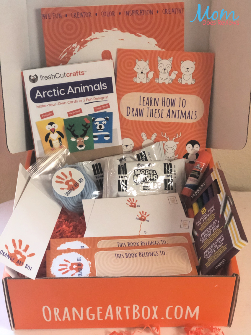 The Orange Art Box Delivers a Burst of Creativity To Your Doorstep