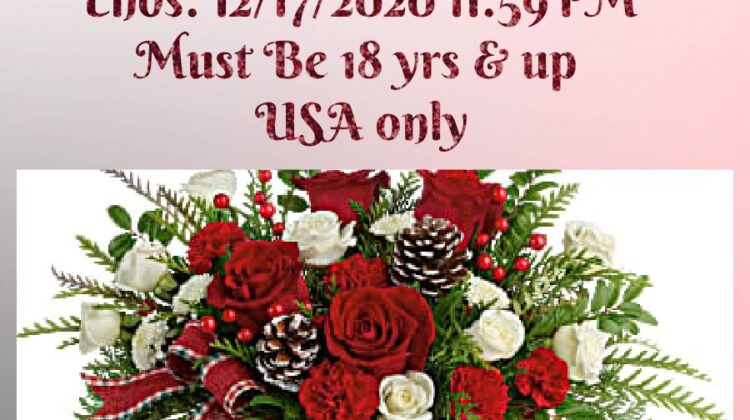 #Win $100 to Teleflora #Holidays, US, ends 12/17