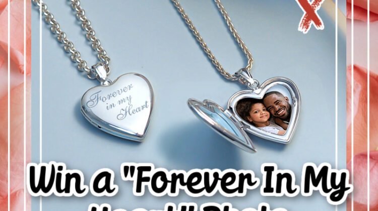 #Win Forever In My Heart” Photo Engraved Locket