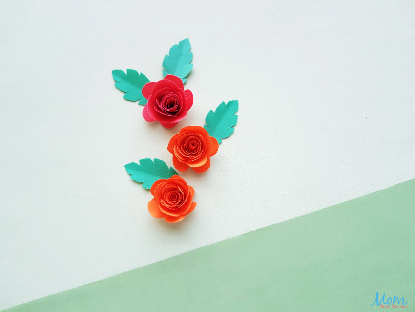 Easy Paper Rose Craft for Kids