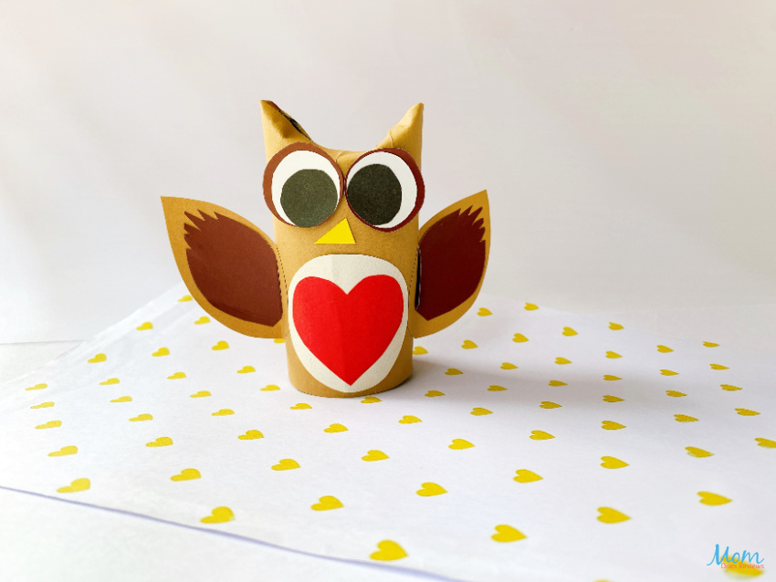 Toilet Paper Roll Owl Craft for Kids