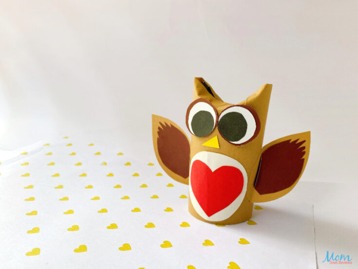 Toilet Paper Roll Owl Craft for Kids