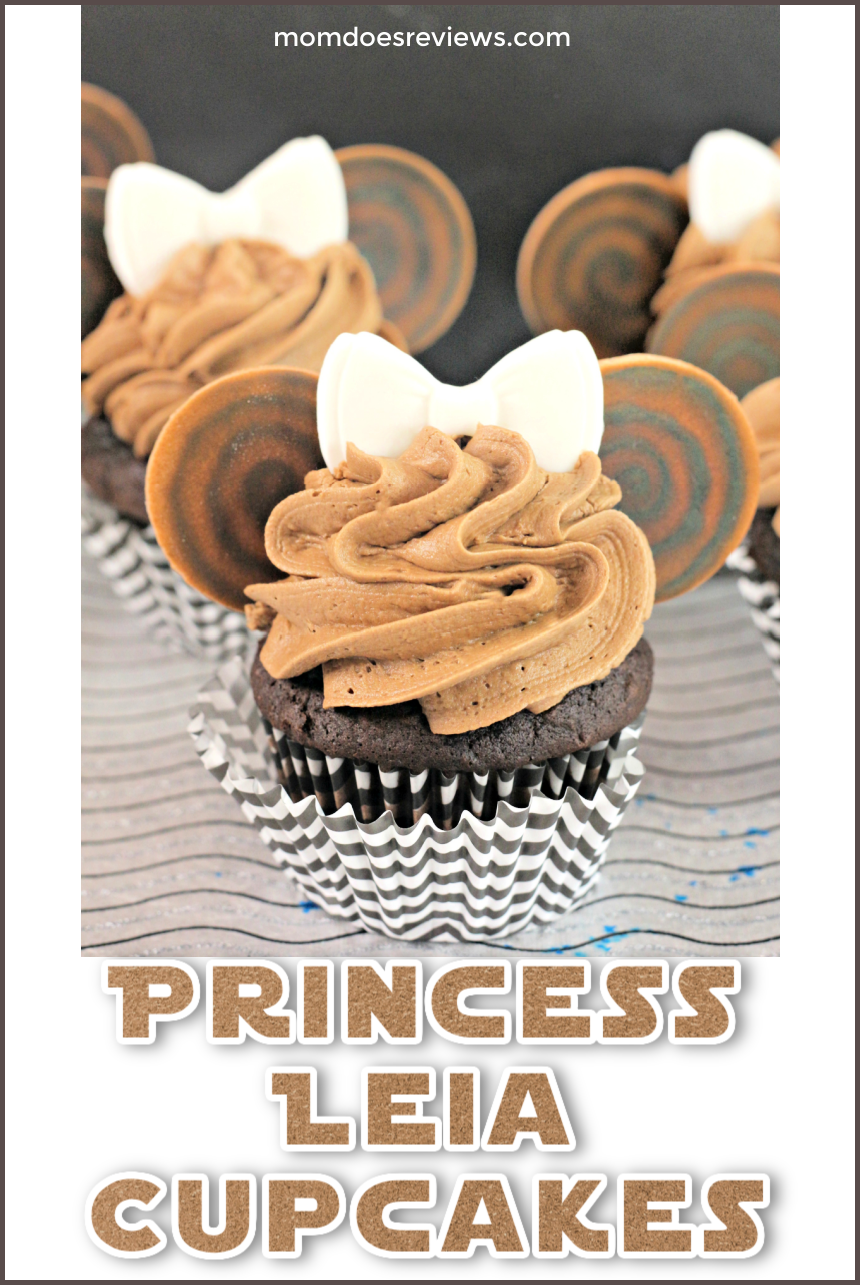Princess Leia Minnie Ears Cupcakes