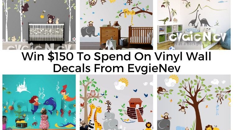 #Win a $150 credit to EvgieNev Wall Decals.