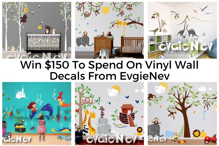 #Win a $150 credit to EvgieNev Wall Decals.
