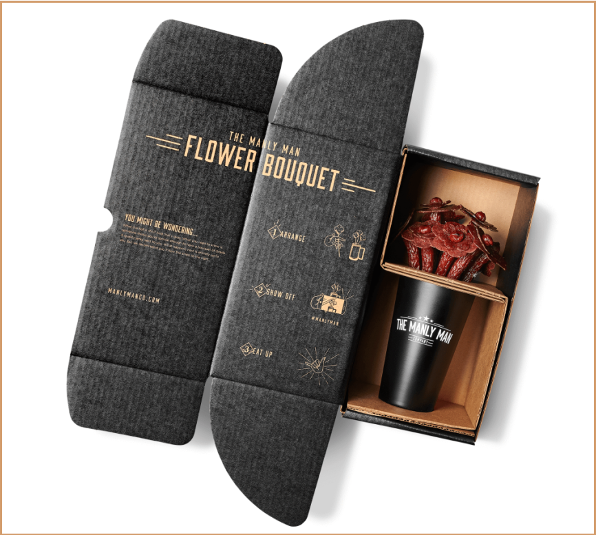 Best Jerky Gift Box & Beef Jerky Flower Bouquet for Him #ValentinesGifts2021