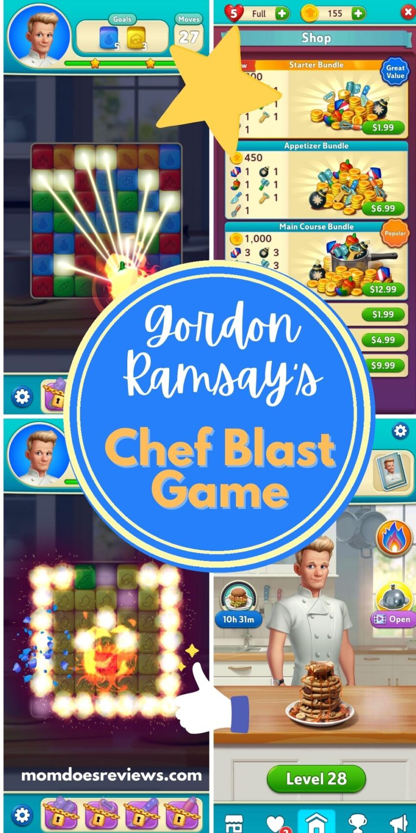 Play Gordon Ramsay's Chef Blast Mobile Game- Inspired by Culinary Genius!