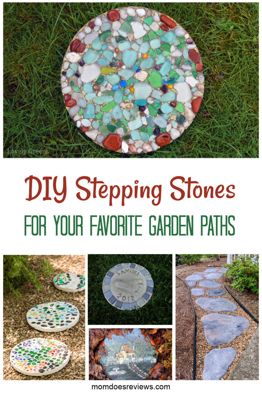 DIY Stepping Stones For Your Favorite Garden Paths