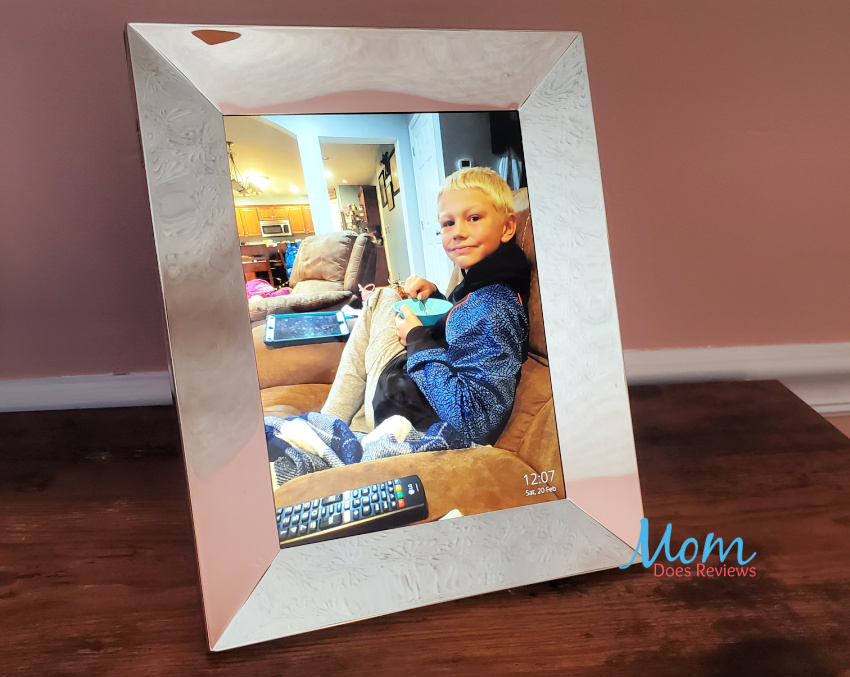 Photo frame with kids