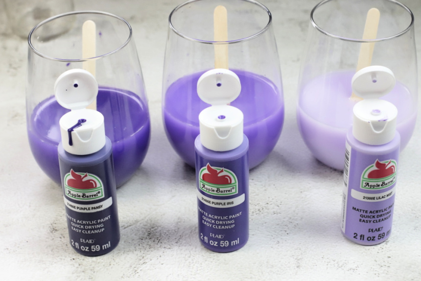 DIY Kids Glittery Ombre Galaxy Jars