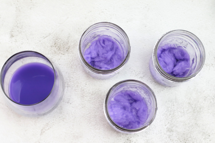 DIY Kids Glittery Ombre Galaxy Jars