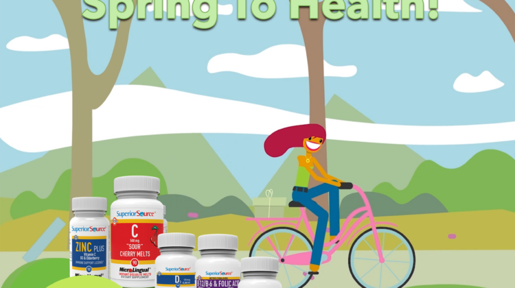 Spring to Health with Super Source Vitamins and #Giveaway! #NoPills2Swallow