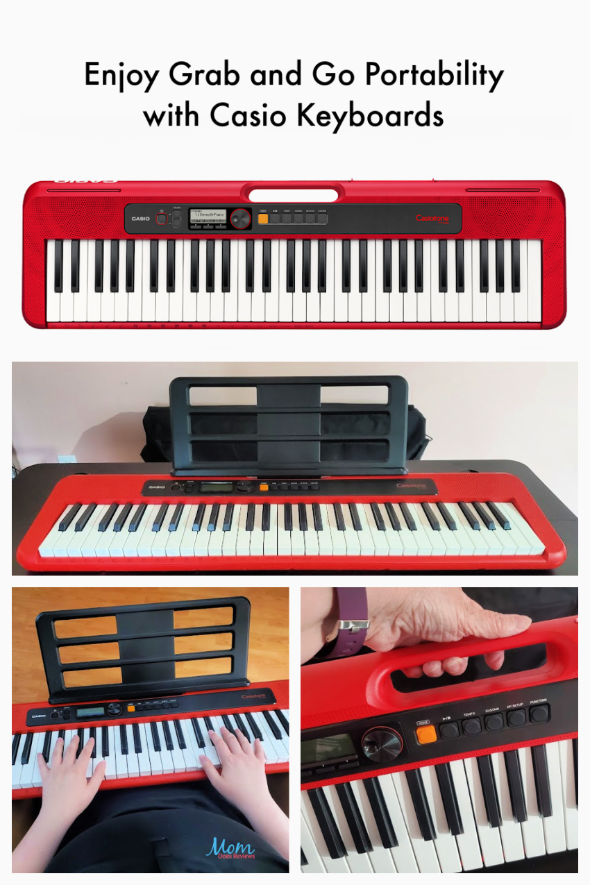 Enjoy Grab and Go Portability with Casio Keyboards