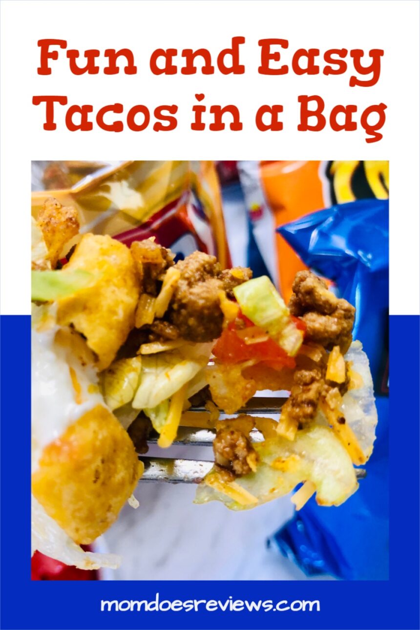 Fun & Easy Tacos in a Bag! #tacosinbag #funfood #fritos