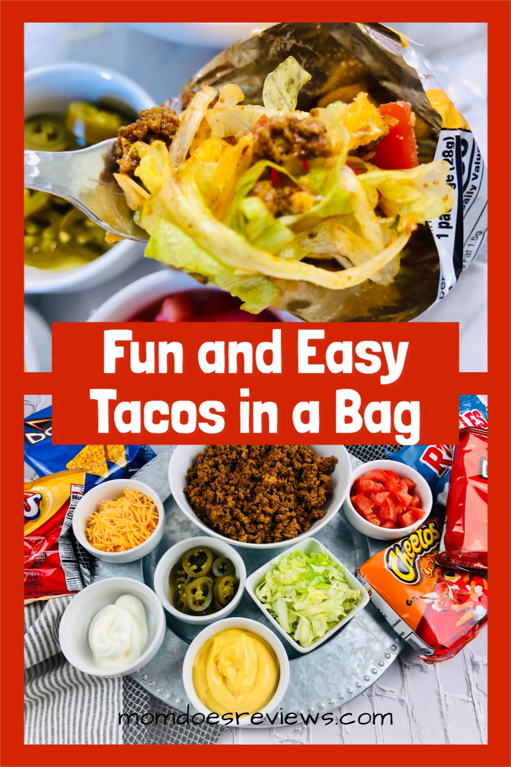 Fun & Easy Tacos in a Bag!
