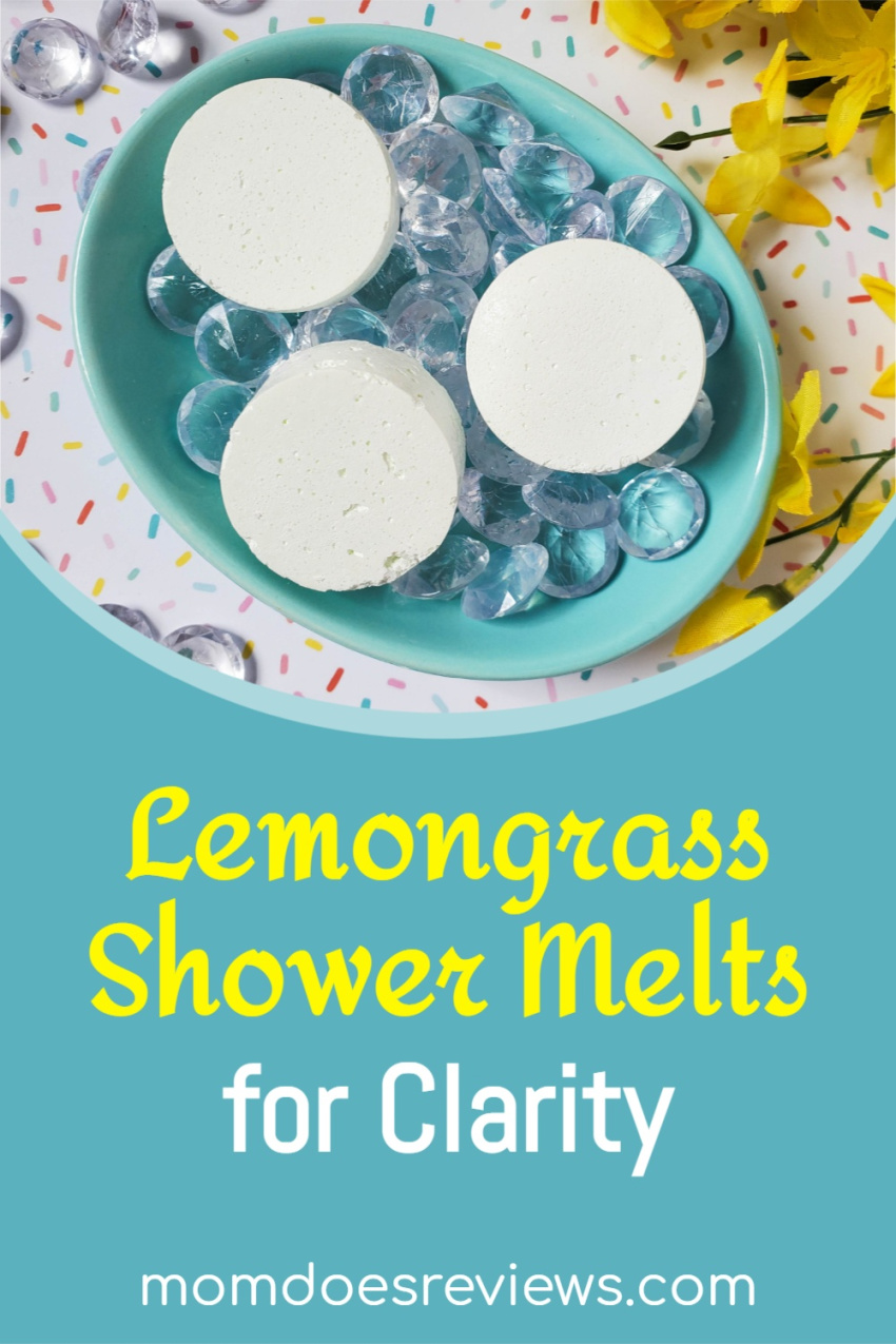 Easy DIY Lemongrass Shower Melts for Clarity #showermelts #handmade #essentialoils
