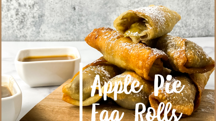 Apple Pie Egg Rolls Recipe #sweets #desserts #applepie
