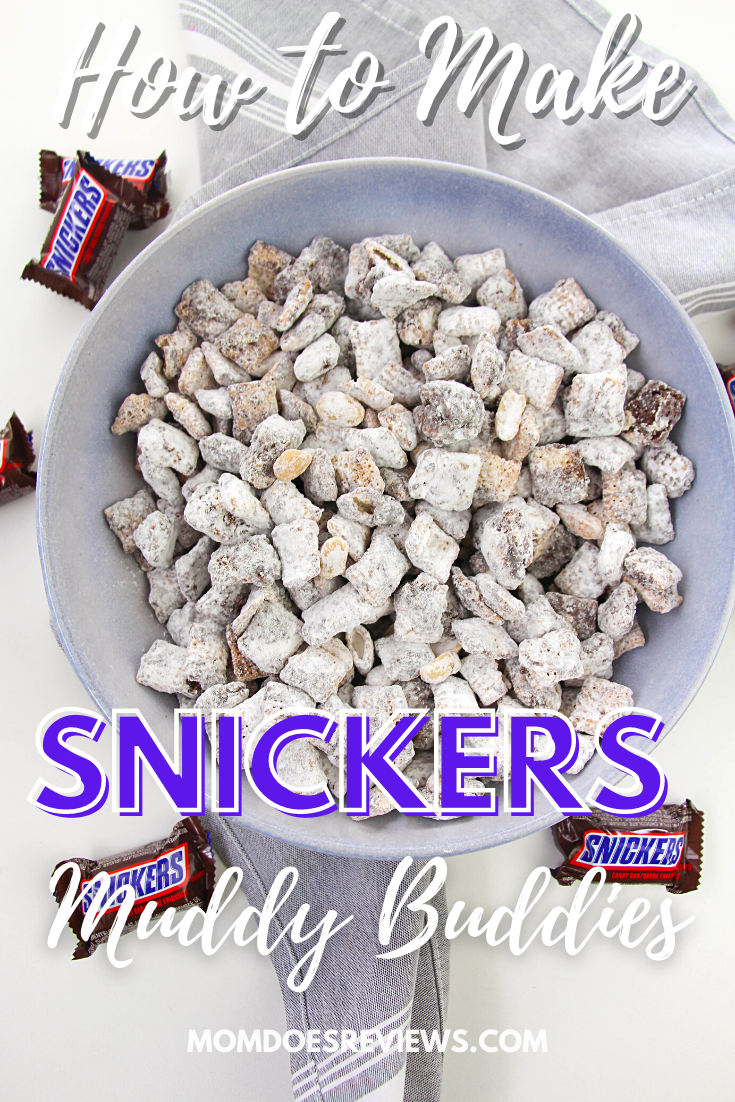 Snickers Muddy Buddies #sweets #foodie #muddybuddies