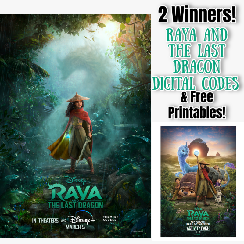 Raya and the Last Dragon: Free #Printables and #Giveaway! #DisneyRaya