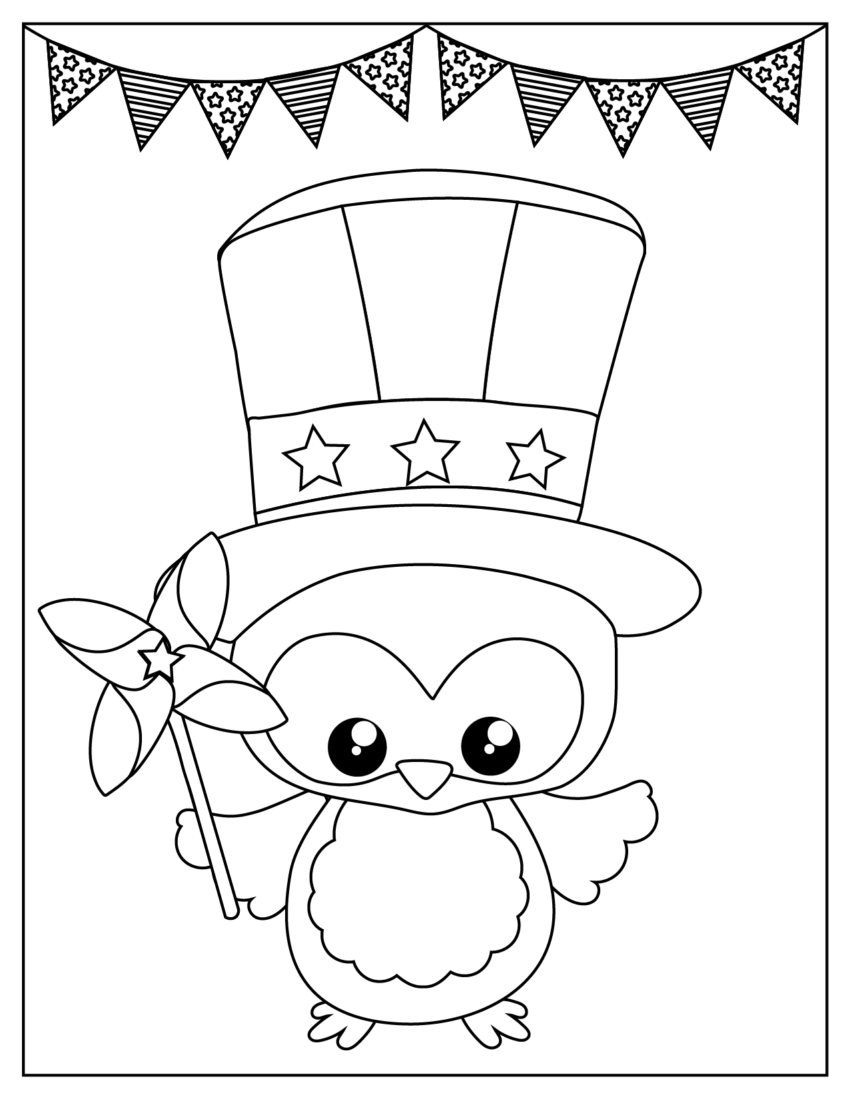 4th of July Printable Activity Pages