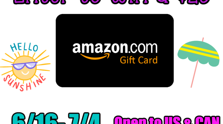 #Win $25 Amazon GC, US/CAN