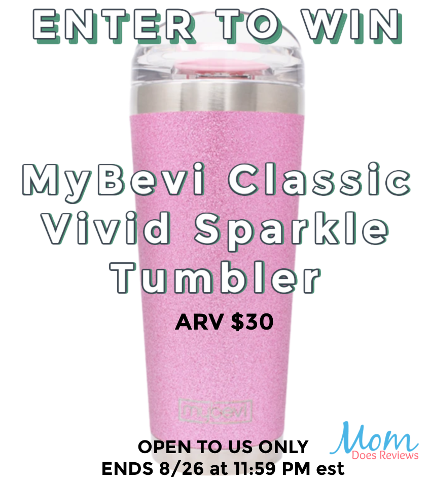 Enter To Win MyBevi classic vivid sparkle tumbler