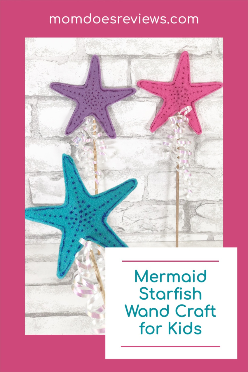 Mermaid Starfish Wand Craft for Kids #craftsforkids #magical #mermaids