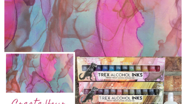 Creating Beautiful Pieces of Art with T-Rex Alcohol Inks