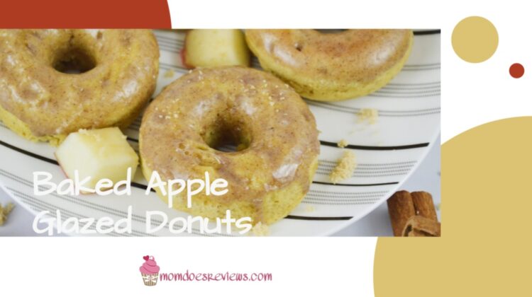 Easy Baked Apple Glazed Donuts