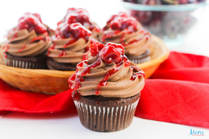 Cherry-Stuffed Chocolate Cupcakes Recipe